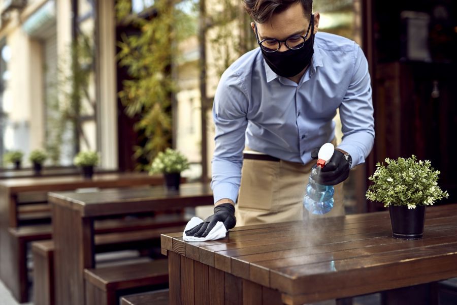 Restaurant cleaning by The Crew Janitorial